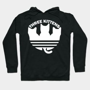 Three kittens tee design birthday gift graphic Hoodie